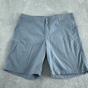 Columbia Mens Gray Cotton Blend Casual Shorts Size 38 4259